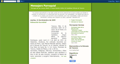 Desktop Screenshot of mensajerosanlorenzo.blogspot.com