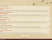 Tablet Screenshot of islamisfitrah.blogspot.com