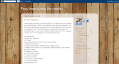 Desktop Screenshot of cookingcross-country.blogspot.com