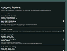 Tablet Screenshot of happytwofreebies.blogspot.com