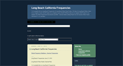 Desktop Screenshot of longbeachcalfrequencies.blogspot.com