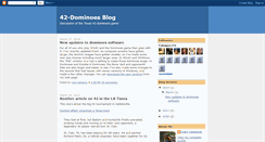 Desktop Screenshot of 42-dominoes.blogspot.com