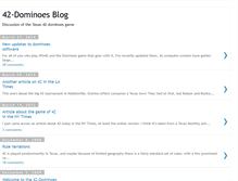 Tablet Screenshot of 42-dominoes.blogspot.com