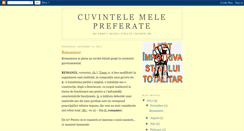 Desktop Screenshot of cuvintelemelepreferate.blogspot.com