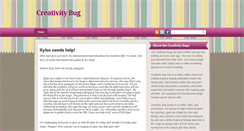 Desktop Screenshot of creativitybug.blogspot.com