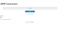 Tablet Screenshot of mpsp-contractors.blogspot.com