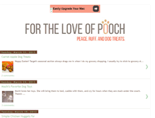 Tablet Screenshot of fortheloveofpooch.blogspot.com