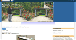 Desktop Screenshot of foresight-of-hindsight.blogspot.com