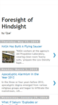 Mobile Screenshot of foresight-of-hindsight.blogspot.com