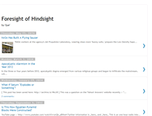 Tablet Screenshot of foresight-of-hindsight.blogspot.com