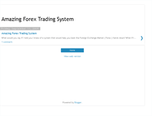 Tablet Screenshot of amazing-forex-trading-system.blogspot.com