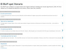 Tablet Screenshot of elbluffspotliterario.blogspot.com