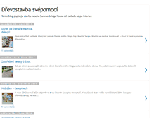 Tablet Screenshot of drevostavbasvepomoci-petr.blogspot.com