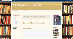Desktop Screenshot of eelctronicanalogicaii.blogspot.com