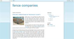 Desktop Screenshot of fencecompanies.blogspot.com