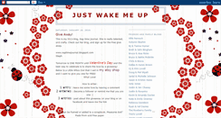 Desktop Screenshot of justwakemeup.blogspot.com