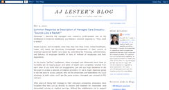 Desktop Screenshot of ajlesterblog.blogspot.com