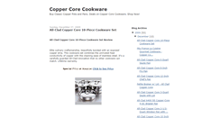 Desktop Screenshot of coppercorecookware.blogspot.com