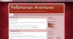 Desktop Screenshot of pelletierianadventures.blogspot.com
