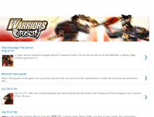 Tablet Screenshot of orochi-warriors.blogspot.com
