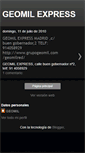 Mobile Screenshot of geomilexpress1.blogspot.com