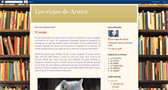 Desktop Screenshot of losviajesdearwen.blogspot.com