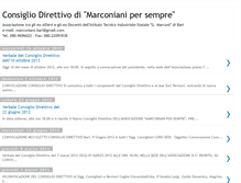 Tablet Screenshot of marconianipersempre.blogspot.com