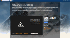 Desktop Screenshot of dkconcretecutting.blogspot.com