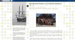 Desktop Screenshot of descubriendomundo-galeonandalucia.blogspot.com