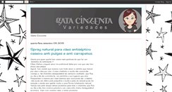 Desktop Screenshot of gatacinzenta.blogspot.com