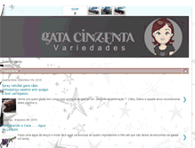 Tablet Screenshot of gatacinzenta.blogspot.com