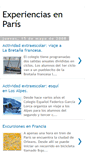 Mobile Screenshot of experienciasenparis.blogspot.com