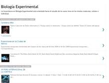 Tablet Screenshot of biologiaexperimental.blogspot.com