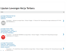 Tablet Screenshot of lowongankerja6.blogspot.com
