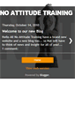 Mobile Screenshot of noattitudetraining.blogspot.com