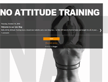 Tablet Screenshot of noattitudetraining.blogspot.com