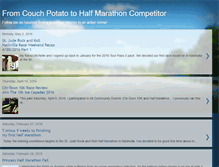 Tablet Screenshot of halfmarathonordie.blogspot.com