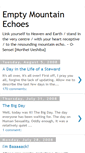 Mobile Screenshot of emptymountainechoes.blogspot.com