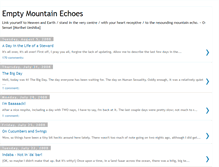 Tablet Screenshot of emptymountainechoes.blogspot.com