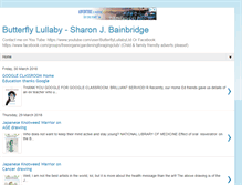 Tablet Screenshot of butterflylullaby.blogspot.com