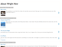 Tablet Screenshot of aboutwrightnow.blogspot.com