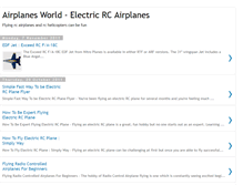 Tablet Screenshot of electric-rcairplanes.blogspot.com