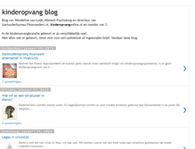 Tablet Screenshot of kinderopvang.blogspot.com