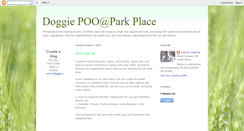 Desktop Screenshot of myparkplacehome.blogspot.com