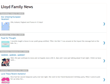 Tablet Screenshot of lloydfamilynews.blogspot.com