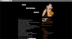 Desktop Screenshot of naoentendanada.blogspot.com