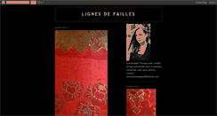 Desktop Screenshot of lignesdefailles.blogspot.com