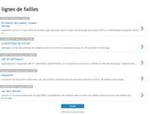 Tablet Screenshot of lignesdefailles.blogspot.com
