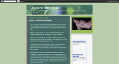 Desktop Screenshot of lookingfortattoodesigns.blogspot.com