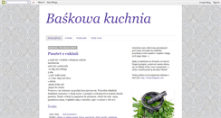 Desktop Screenshot of baskowakuchnia.blogspot.com